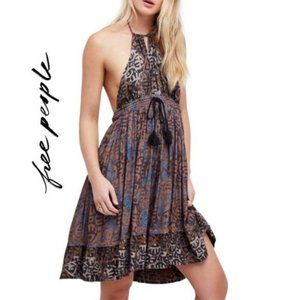 NWT Free People Open Back Boho Mini Sz S